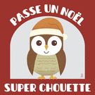 Passe un No&euml;l Chouette avec un Hibou Festif